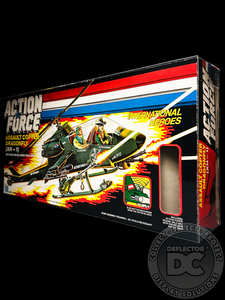 G.I. Joe Action Force Assault Copter Dragonfly X-H1 Display