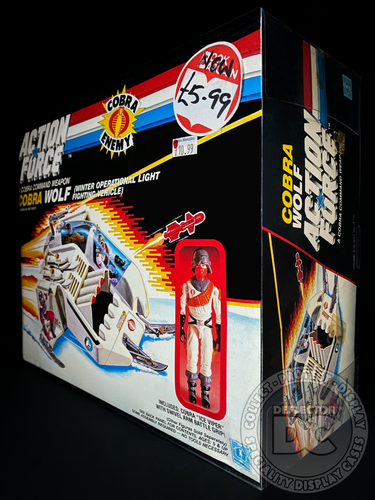 G.I. Joe Action Force Cobra Wolf Vehicle Display Case