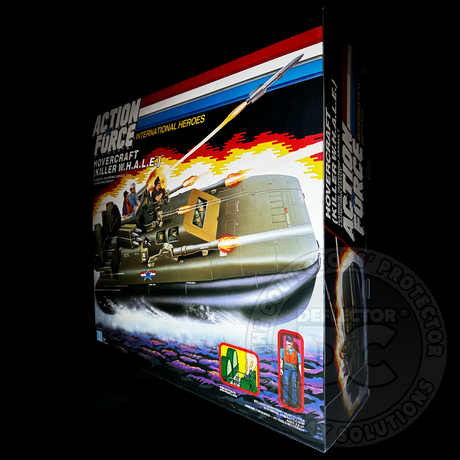 G.I. Joe Action Force Hovercraft Killer W.H.A.L.E. Display