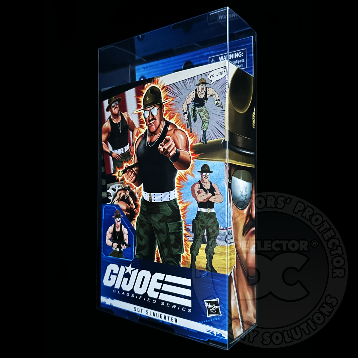 G.I. Joe Classified Series Sgt Slaughter Figure Display Case