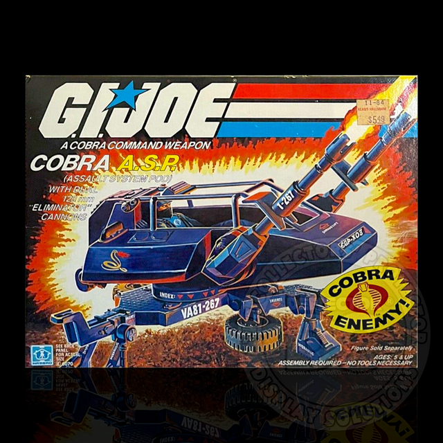 G.I. Joe Cobra A.S.P. (Assault System Pod) Display Case