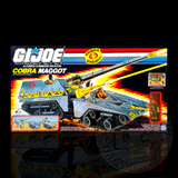 G.I. Joe Cobra Maggot Vehicle Display Case Deluxe 600µm / Box Tuck Folding Display Case