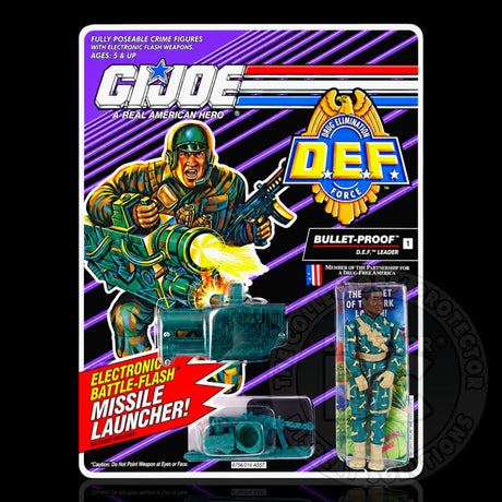 G.I. Joe D.E.F Figure Display Case