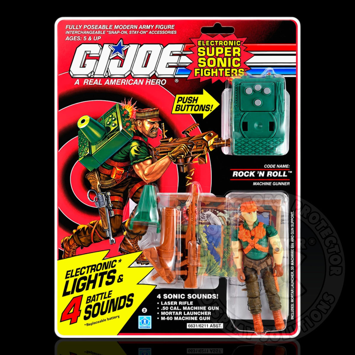 G.I. Joe Electronic Super Sonic Fighters Figure Display Case