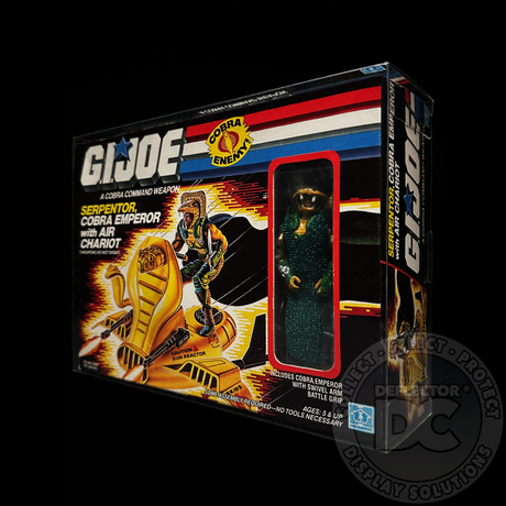 G.I. Joe Serpentor Cobra Emperor Air Chariot Display Case