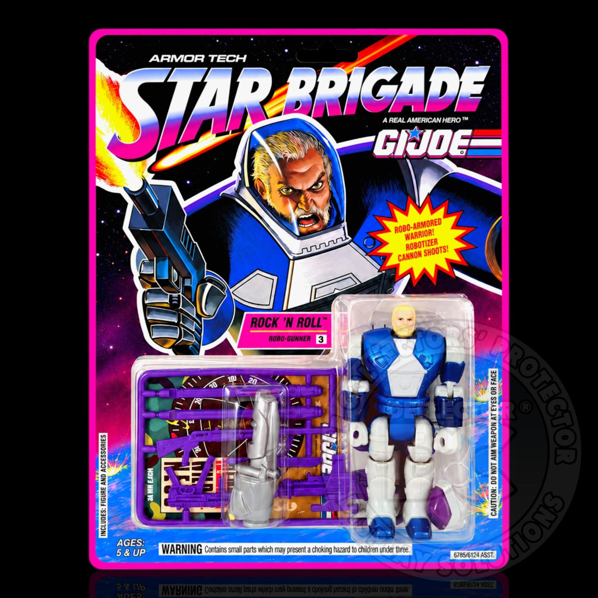 G.I. Joe Star Brigade Armor Tech Figure Display Case