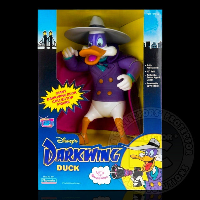 Giant Darkwing Duck 12 Inch Collector Figure Display Case
