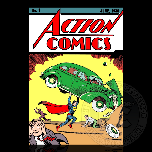 Golden Age Comic Book Resealable Bag & Clear Backing Board