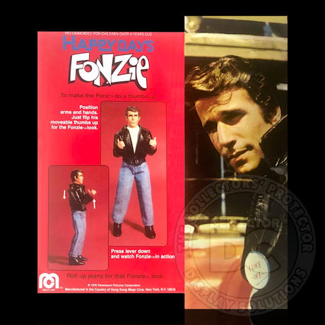 Happy Days Fonzie Boxed Action Figure (MEGO) Display Case