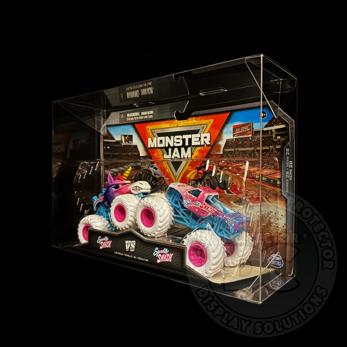 Hot Wheels Monster Jam 2 Pack Display Case