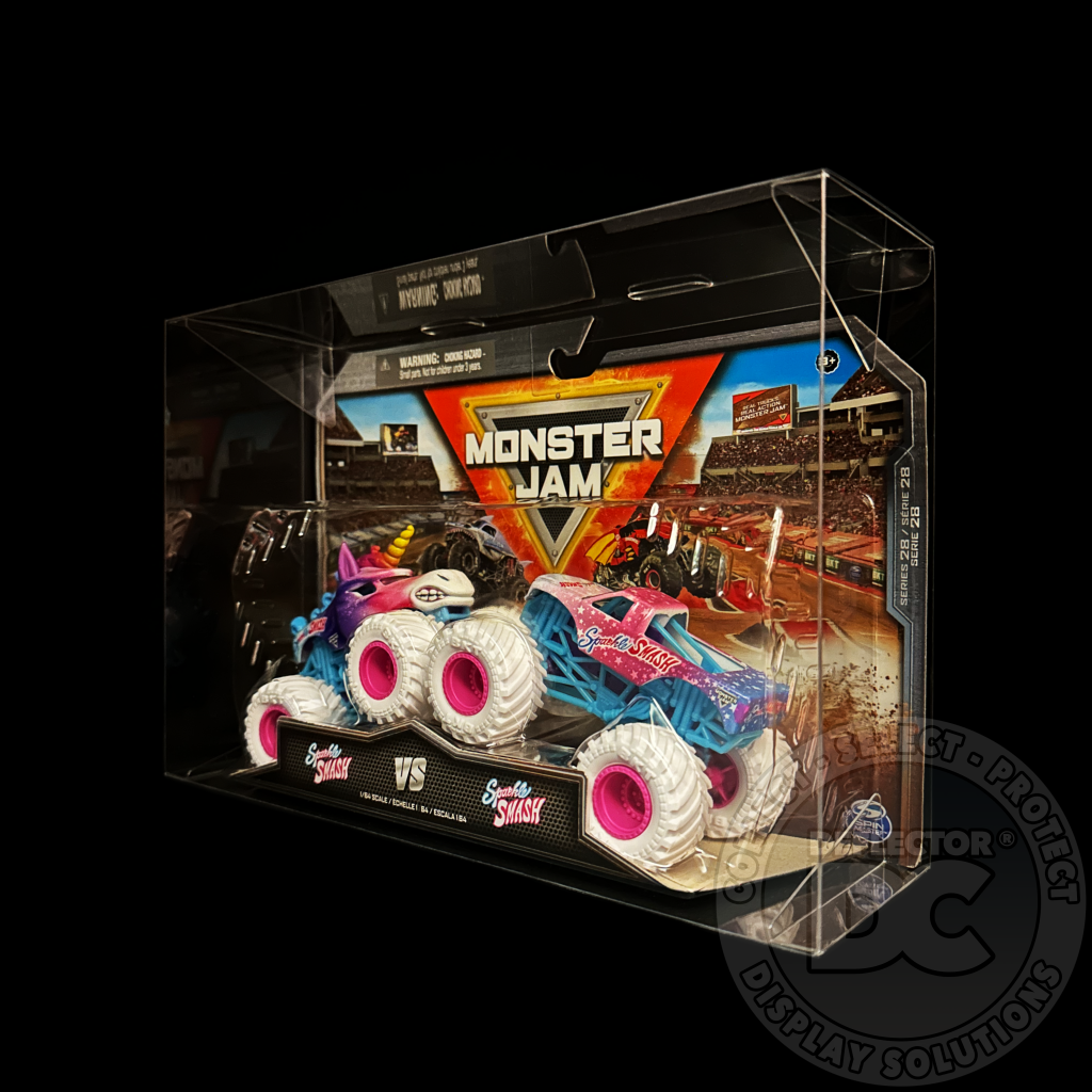 Hot Wheels Monster Jam 2 Pack Display Case