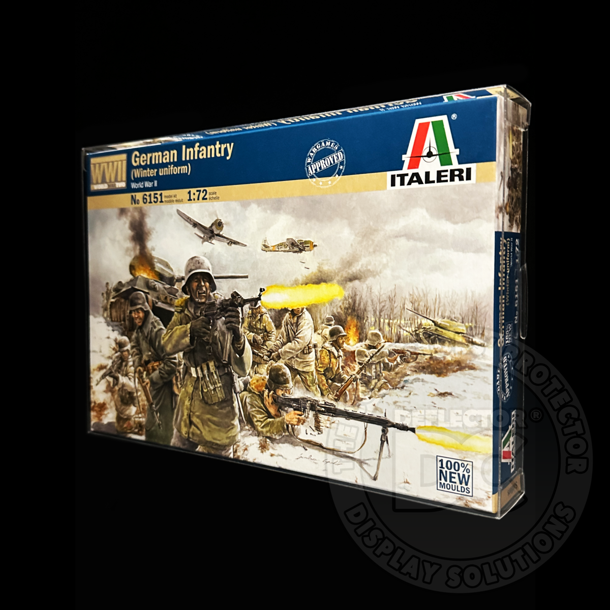 Italeri World War II Figures (1:72) Model Kit Display Case