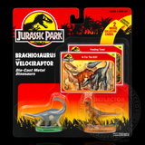 Jurassic Park Brachiosaurus & Velociraptor Die-Cast Figure