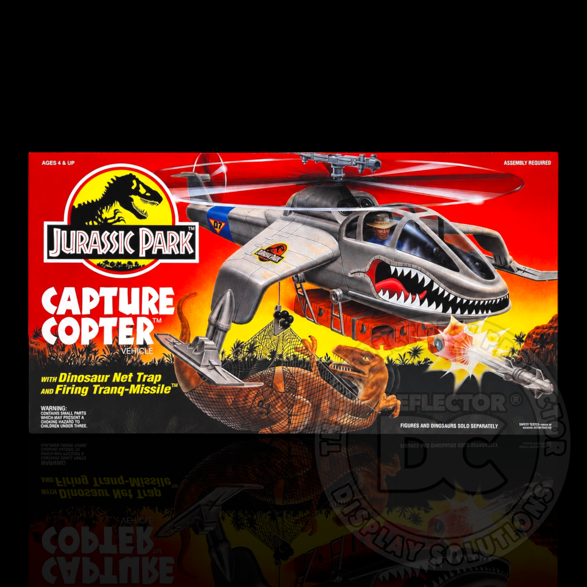Jurassic Park Capture Copter Vehicle Display Case