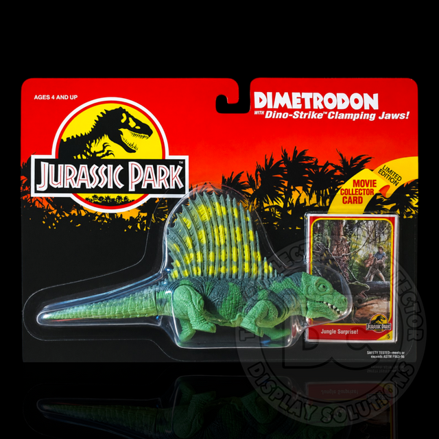 Jurassic Park Dimetrodon Dinosaur Figure Display Case