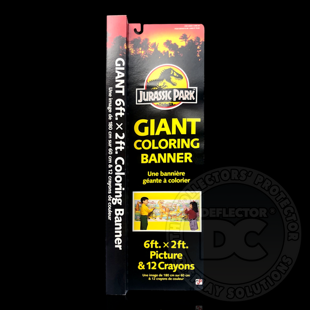 Jurassic Park Giant Coloring Banner Display Case