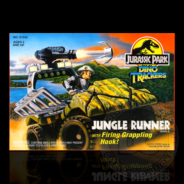 Jurassic Park Jungle Runner Vehicle Display Case