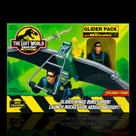 Jurassic Park The Lost World Glider Pack Display Case