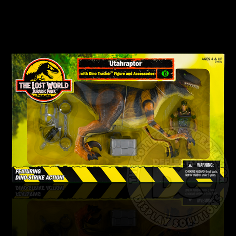 Jurassic Park The Lost World Utahraptor with Dino Tracker