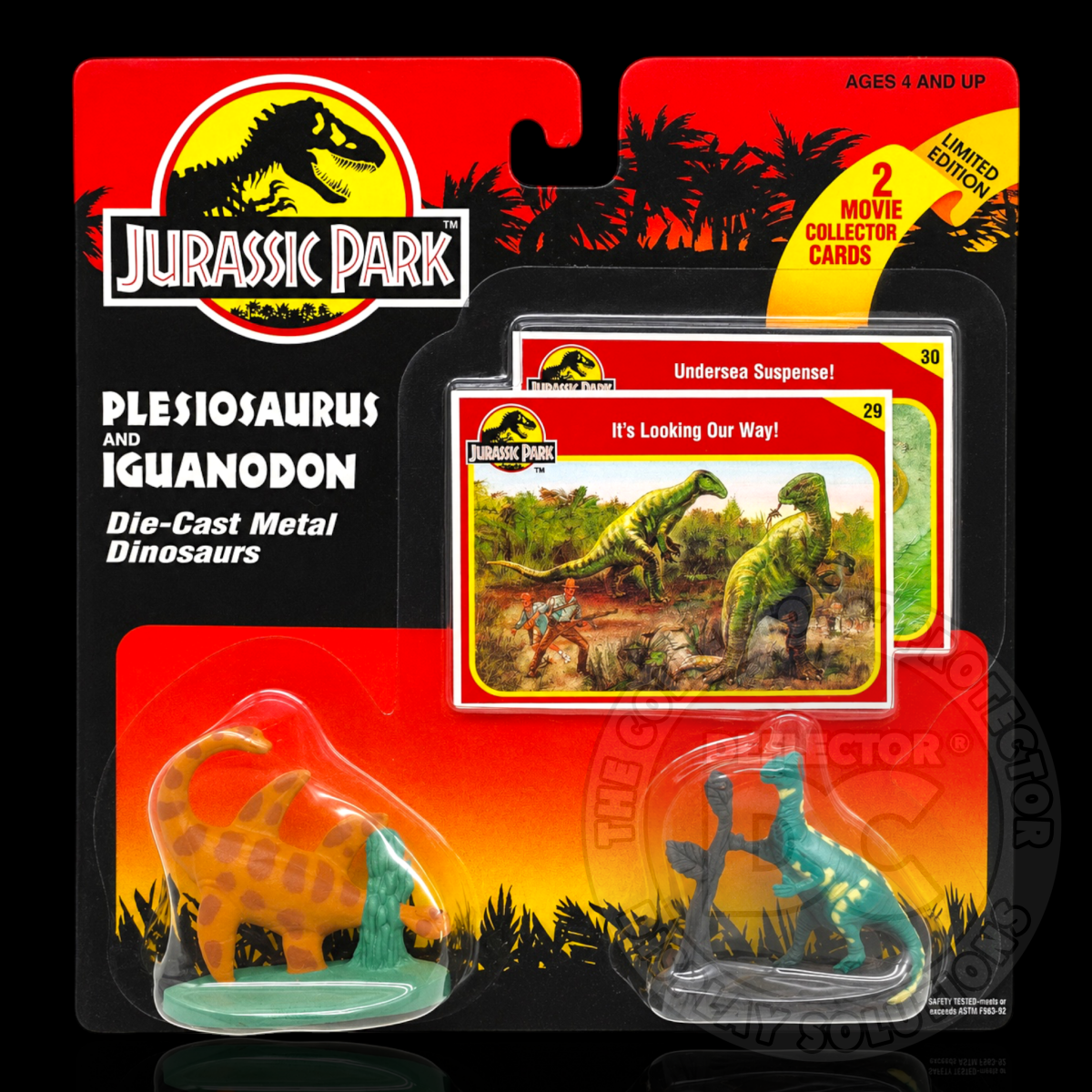 Jurassic Park Plesiosaurus & Iguanodon Die-Cast Figure