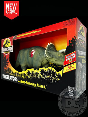 Jurassic Park Triceratops Figure Display Case