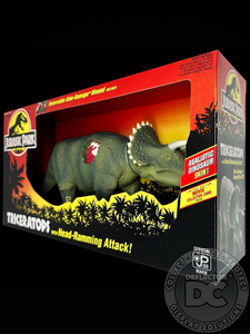 Jurassic Park Triceratops Figure Display Case