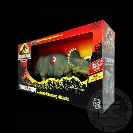 Jurassic Park Triceratops Figure Display Case