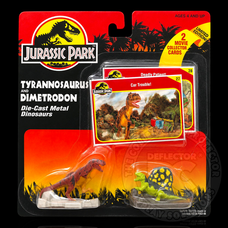 Jurassic Park Tyrannosaurus & Dimetrodon Die-Cast Figure