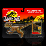 Jurassic Park Velociraptor Dinosaur Figure Display Case