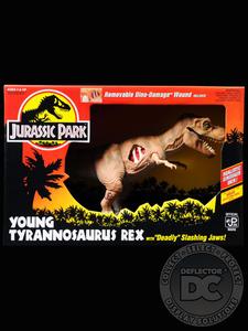 Jurassic Park Young Tyrannosarus Rex Figure Display Case