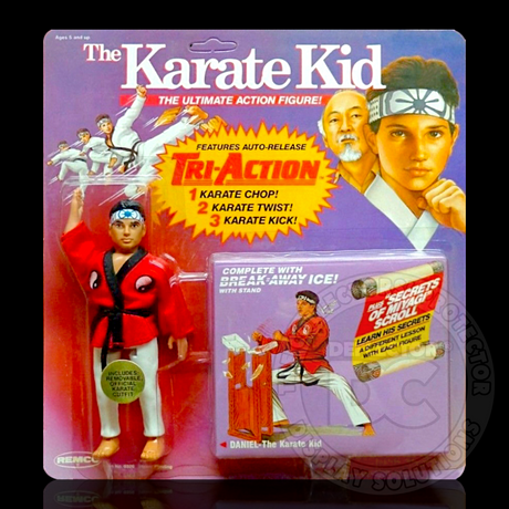 The Karate Kid (Remco) Series 1 Figure Display Case