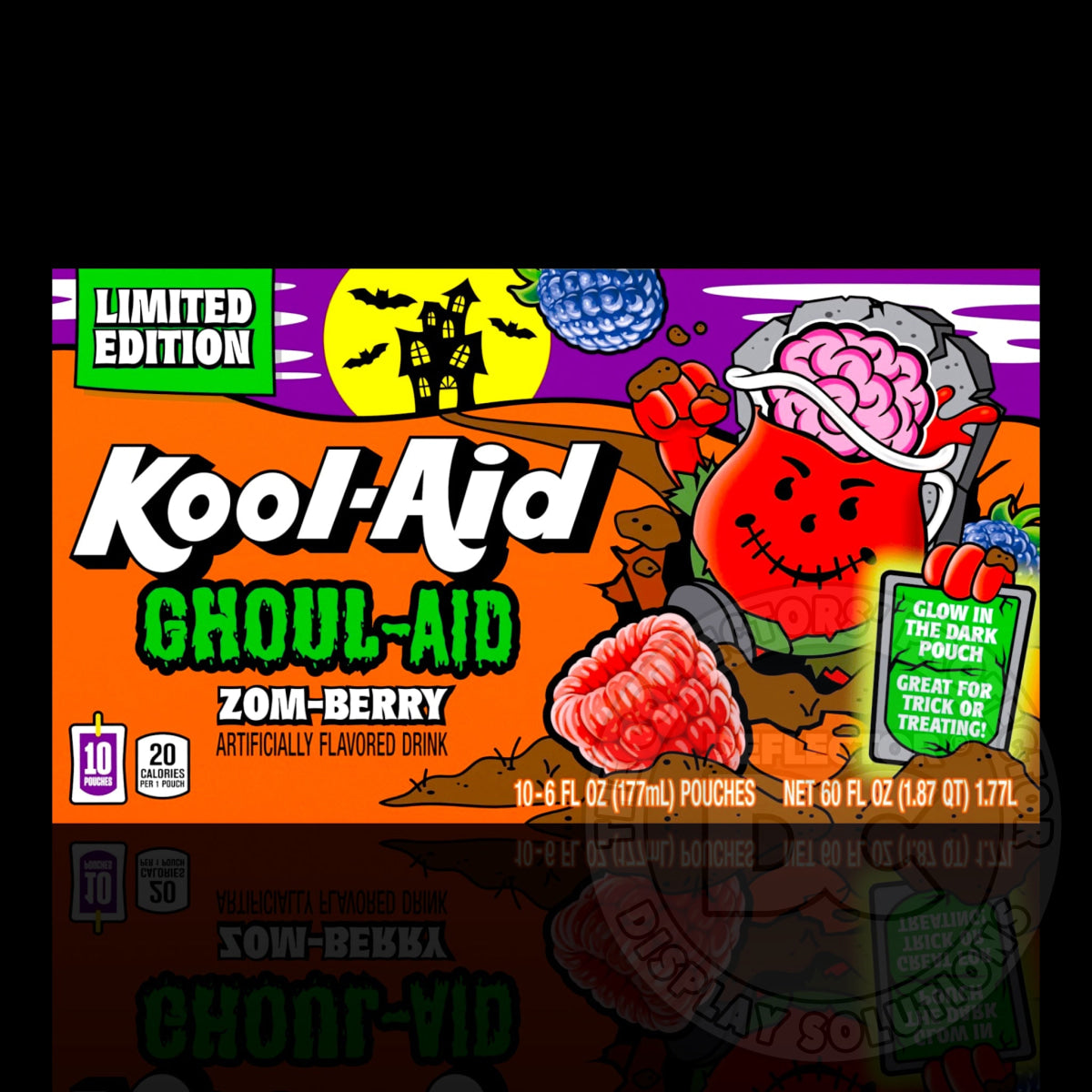 Kool-Aid Limited Edition Ghoul-Aid Zom-Berry Drink Pouches