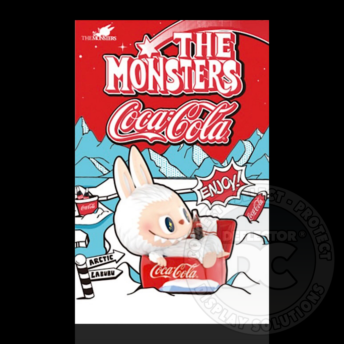 Labubu The Monsters Coca-Cola Series Figure Display Case