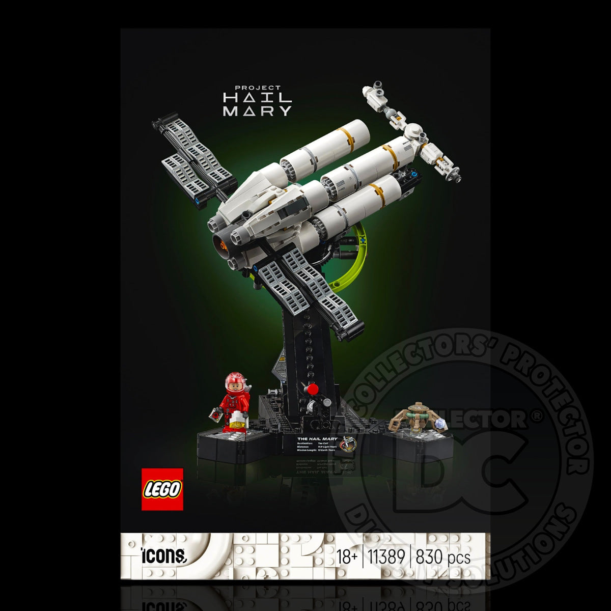 LEGO Icons Project Hail Mary (11389) Display Case