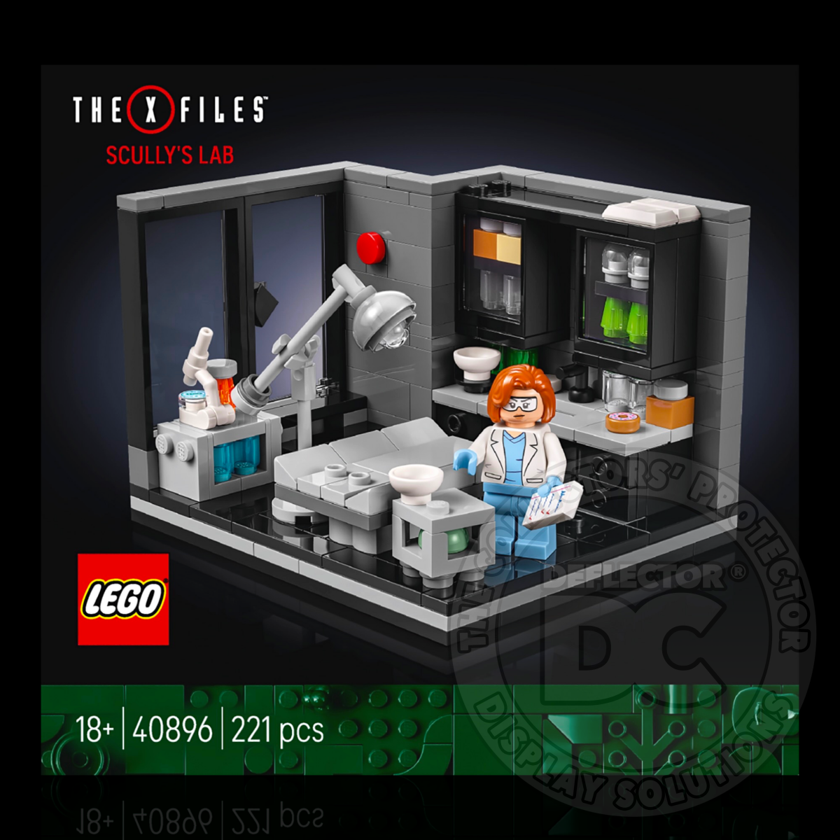 LEGO Ideas The X-Files Scully’s Lab (40896) Display Case