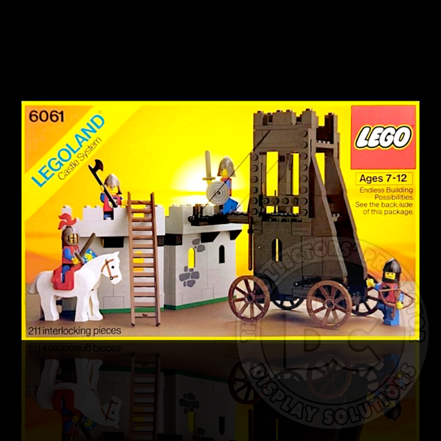 LEGO Legoland Siege Tower (6061) Display Case