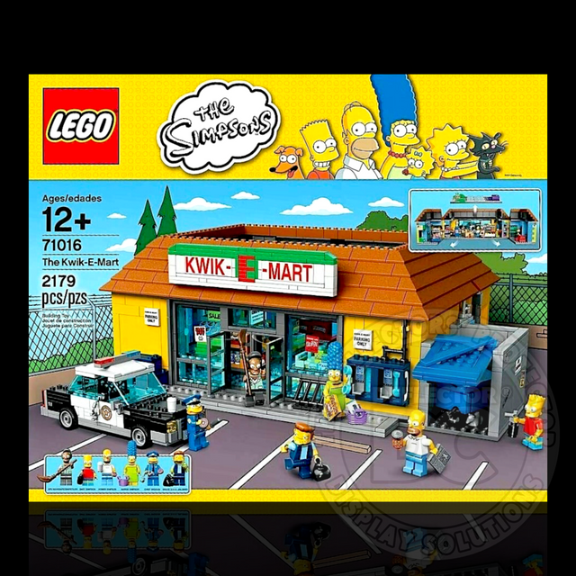 LEGO The Simpsons Kwik-E-Mart (71016) Display Case