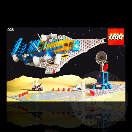 Lego Space Galaxy Explorer (928) Display Case
