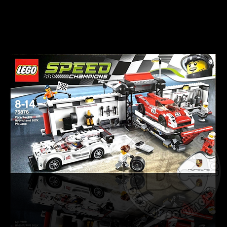 LEGO Speed Champions Porsche 919 Hybrid and 917K Pit Lane