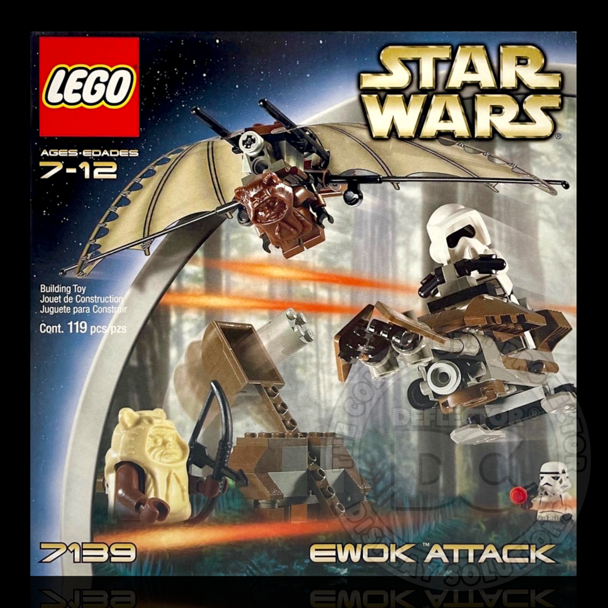 LEGO Star Wars Ewok Attack (7139) Display Case