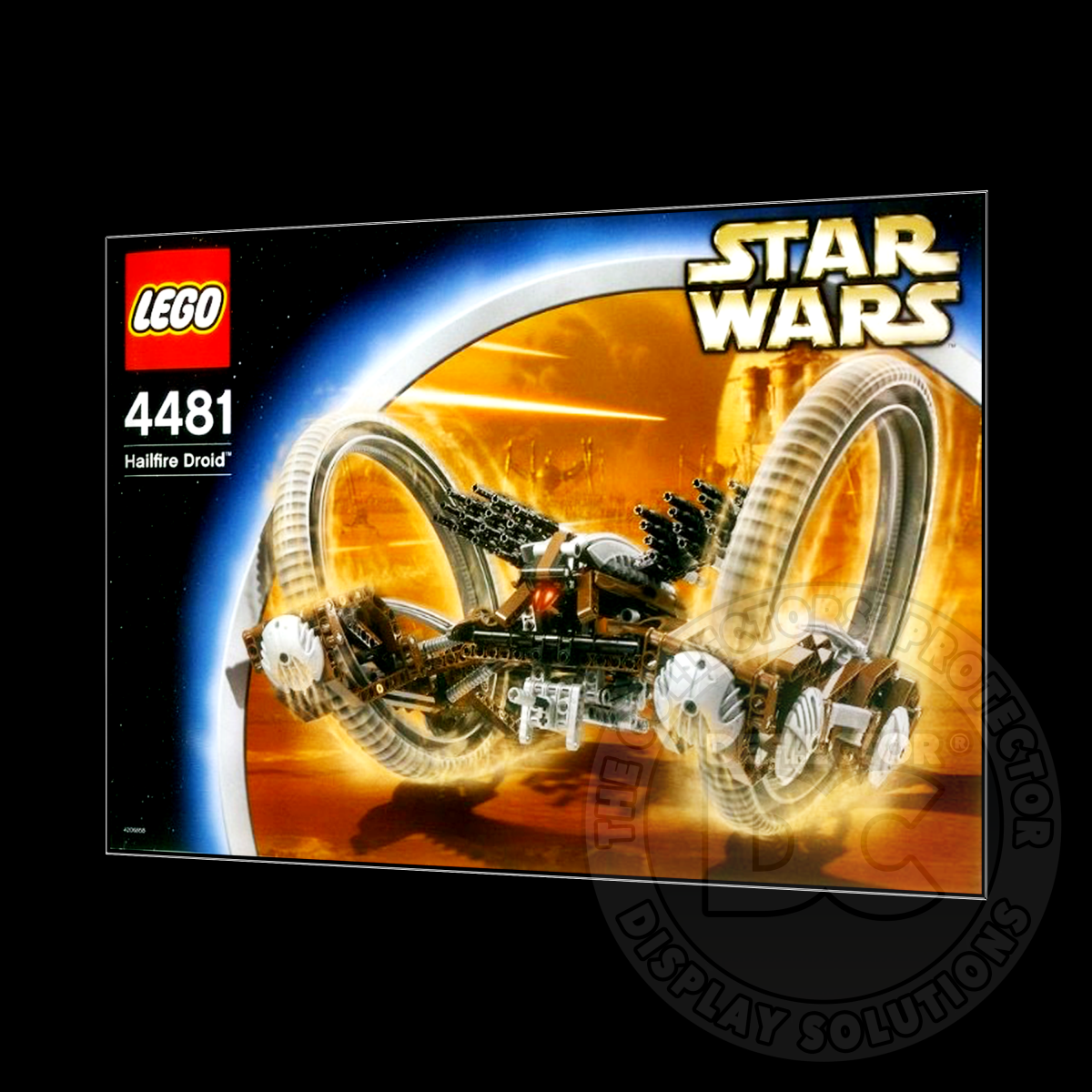 Lego Star Wars Hailfire Droid 4481 Display Case DELUXE 600µm Folding Display Case