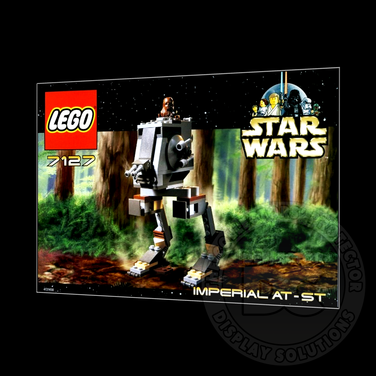 Lego Star Wars Imperial AT-ST 7127 Display Case