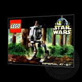 Lego Star Wars Imperial AT-ST 7127 Display Case