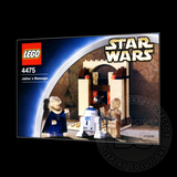 Lego Star Wars Jabba’s Message 4475 Display Case DELUXE 600µm Folding Display Case