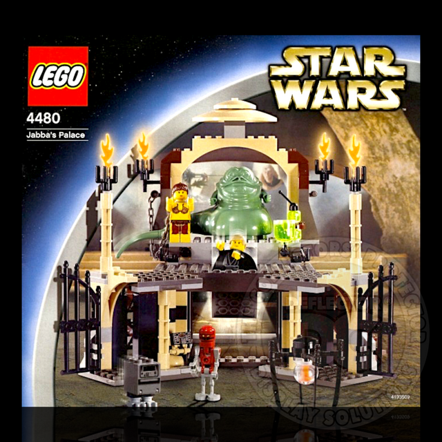 LEGO Star Wars Jabba’s Palace 4480 Display Case