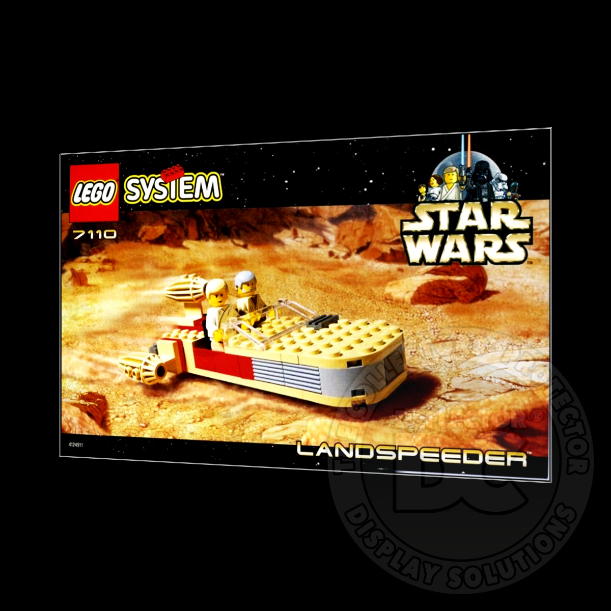 Lego Star Wars Landspeeder 7110 Display Case DELUXE 600µm Folding Display Case