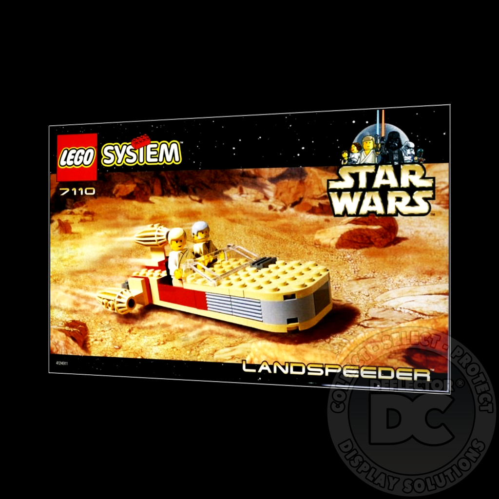 Lego Star Wars Landspeeder 7110 Display Case DELUXE 600µm Folding Display Case