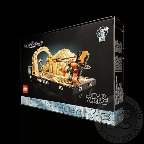 Lego Star Wars Mos Espa Podrace Diorama Display Case
