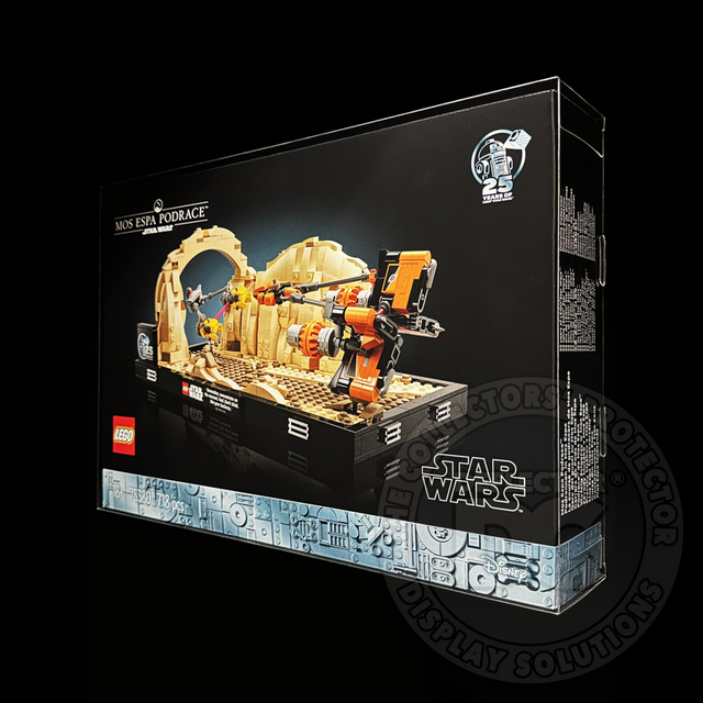 Lego Star Wars Mos Espa Podrace Diorama Display Case