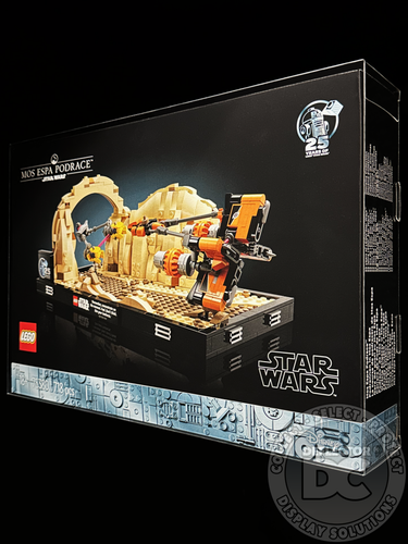 Lego Star Wars Mos Espa Podrace Diorama Display Case